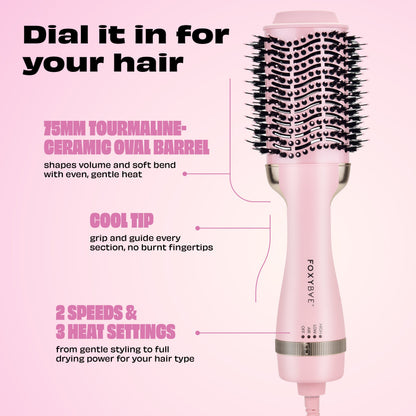 75mm Blush Blow Dryer Brush