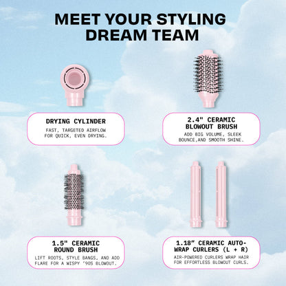 Super Styler Pro+ Multi-Styler & Hair Dryer System